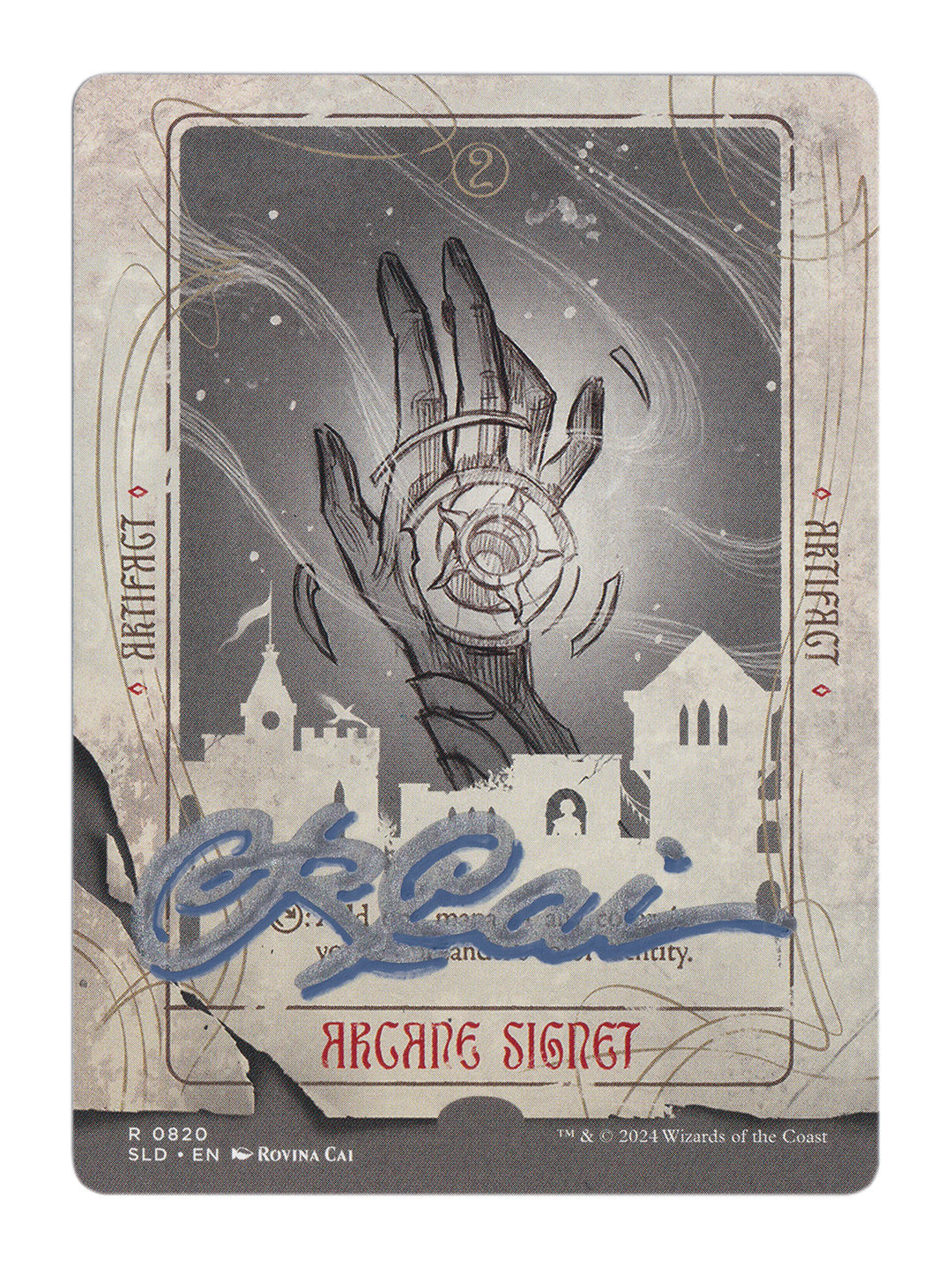 Arcane Signet - Sketch Version (Dragon)