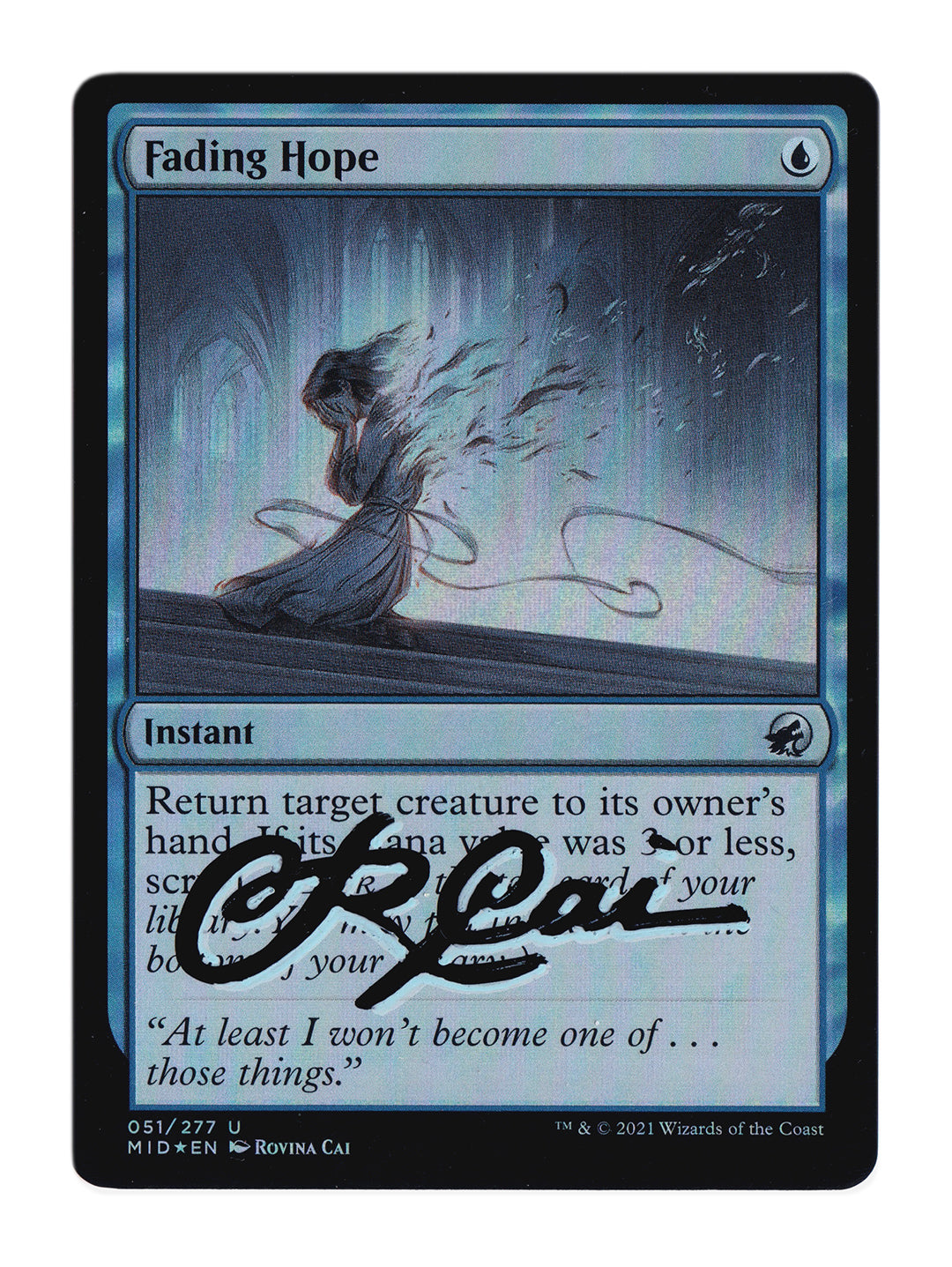 Fading Hope - FOIL